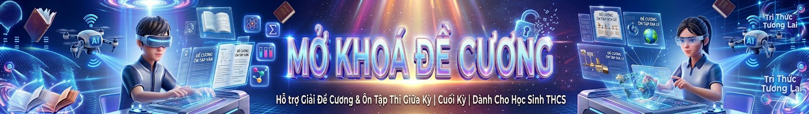 Mở Khóa Đề Cương Banner